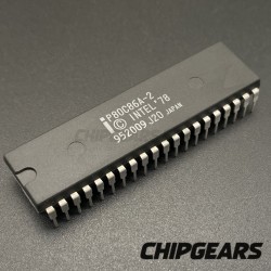 Intel P80C86A-2 CPU 16bit 8086 x86 Processor 8MHz DIP40 J20 CMOS Ver Tested RARE