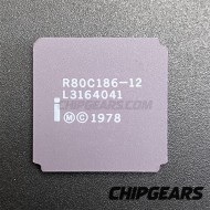 Intel R80C186-12 CPU CLCC68 12MHz CMOS 186 Processor 16Bit 80186 Microprocessor