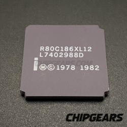 Intel R80C186XL12 CPU Ceramic LCC68 12.5MHz 186 Processor 16Bit Enhanced 80186