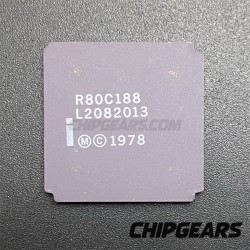 Intel R80C188 CPU Ceramic LCC68 8MHz CMOS 186 16Bit x86 Processor Microprocessor