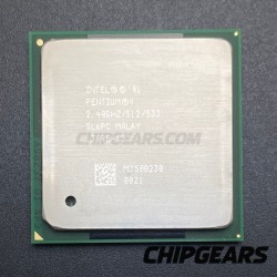 Intel Pentium4 CPU 2.40GHZ 533MHz RK80532PE056512 2400MHz SL6PC PGA478 Northwood
