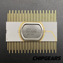 NEC D54304B Microprocessor White Ceramic DIP64 Uncommon Package QUIP64 Processor