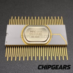 NEC D54304B Microprocessor White Ceramic DIP64 Uncommon Package QUIP64 Processor