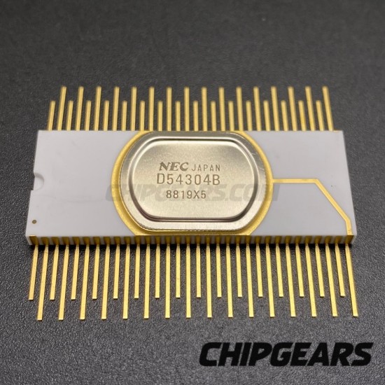 NEC D54304B Microprocessor White Ceramic DIP64 Uncommon Package QUIP64 Processor