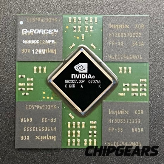 Nvidia Geforce GO6600 NPB GPU NV43 Graphics Processor Curie 375MHz 128MB BGA