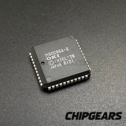 OKI M80C86A-2 CPU CMOS 8086 Processor 8MHz PLCC44 x86 Microprocessor