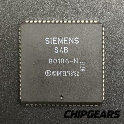 Siemens SAB80186-N CPU 8MHz 5V 186 Processor PLCC68 16-bit Microprocessor