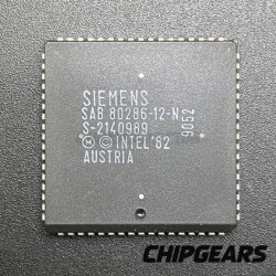 Siemens SAB80286-12-N CPU 12MHz 5V 286 Processor PLCC68 16-bit Microprocessor