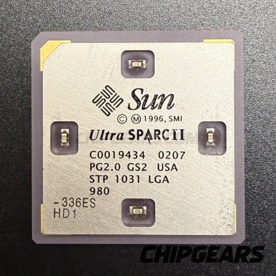 Sun Microsystems STP1031LGA 336ES CPU UltraSPARC-II 64-Bit Processor 336MHz LGA Uncommon Rare