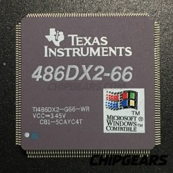 Texas Instruments TI486DX2-G66-WR CPU QFP208 66MHz Vintage 80486 Processor Rare