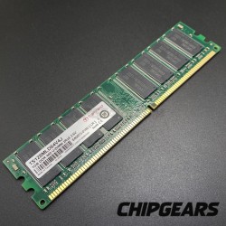 Transcend DDR 1GB Memory DDR1 400MHz UDIMM RAM 2Rx8 2.5V TS128MLD64V4J Samsung