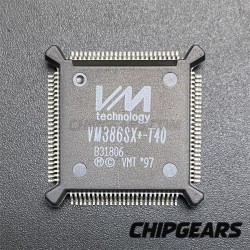 VMT VM386SX+-T40 CPU 40MHz QFP100 ALI M1386 32bit i386SX x86 Processor