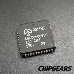 Zilog Z80 CPU Z84C0008VEC 8MHz LCC44 Processor 8Bit CMOS Z80  Microprocessor
