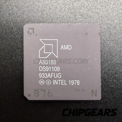 RARE AMD A80188 CPU DS91109 PGA68 8MHz 188 Processor 16Bit 80188 Microprocessor 