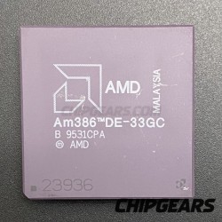 AMD AM386DE-33GC CPU 32bit i386 33MHz PGA132 x86 Proecssor 80386 Microprocessor