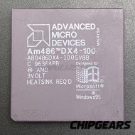 AMD A80486DX4-100SV8B CPU 80486 PGA168 100MHz 3.3V 32-bit Processor 0494