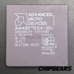 AMD A80486DX4-100SV8B CPU 80486 PGA168 100MHz 3.3V 32-bit Processor 0494