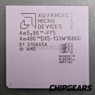AMD AM486DX5-133W16BGC CPU AM5x86-P75 80486 133MHz PGA168 486 Processor