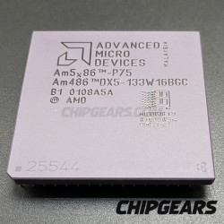 AMD AM486DX5-133W16BGC CPU AM5x86-P75 80486 133MHz PGA168 486 Processor