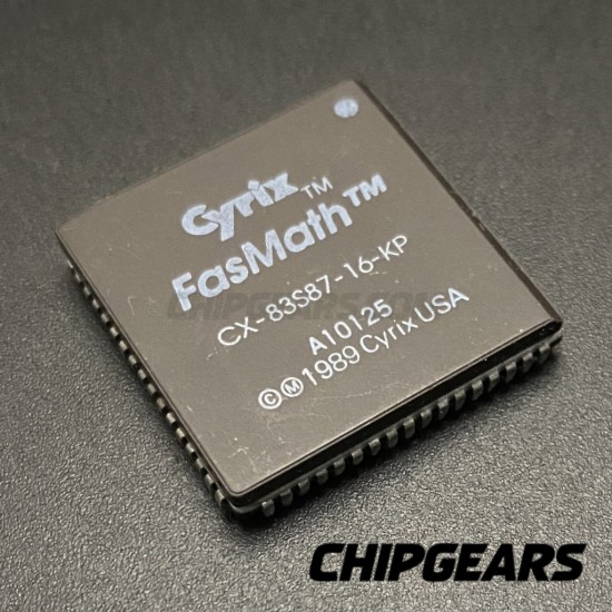 Cyrix CX-83S87-16-KP -20 FPU Ceramic LCC FasMath Math Processor 387SX CX83S87