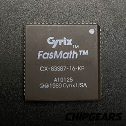 Cyrix CX-83S87-16-KP -20 FPU Ceramic LCC FasMath Math Processor 387SX CX83S87