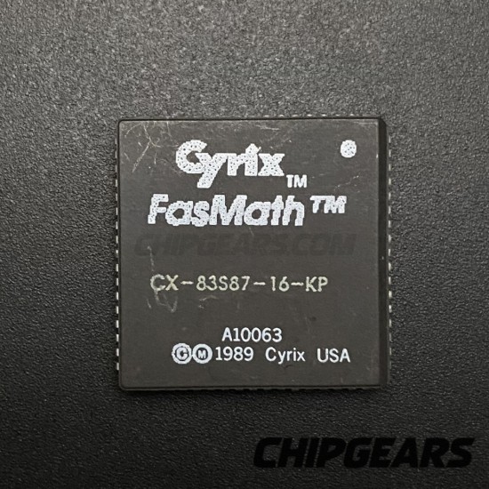 Cyrix CX-83S87-16-KP -20 FPU Ceramic LCC FasMath Math Processor 387SX CX83S87