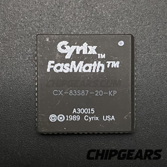 Cyrix CX-83S87-16-KP -20 FPU Ceramic LCC FasMath Math Processor 387SX CX83S87
