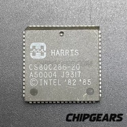 Harris CS80C286-20 CPU 286 CMOS Version Processor LCC 20MHz 80286 286-20