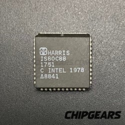 Harris IS80C88 Processor CMOS Version of 8088 16-bit CPU PLCC44 5MHz Industrial