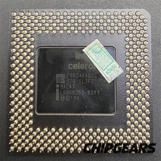 Intel Celeron 533MHz CPU SL3FZ FV80524RX533128 128KB 66MHz 2V Processor
