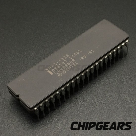 Intel D80287 Processor SX062 287 Math Coprocessor FPU CPU Ceramic DIP40 443-1520