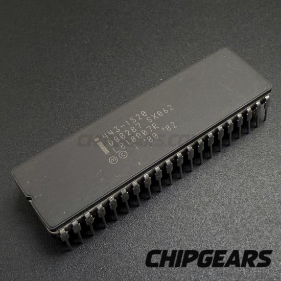 Intel D80287 Processor SX062 287 Math Coprocessor FPU CPU Ceramic DIP40 443-1520