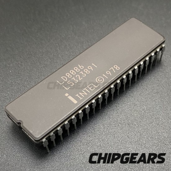 Intel LD8086 CPU CDIP40 5MHz 8086 Processor x86 Microprocessor  Extended Temp