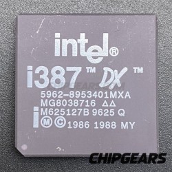 Intel MG80387-16 FPU Math Coprocessor 387 16MHz PGA68 Floating Point Unit Rare