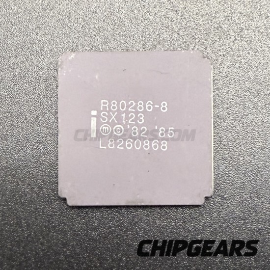 Intel R80286-8 CPU SX123 CLCC68 8MHz 16Bit 5V x86 Processor 286 Microprocessor Rare Sspec