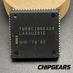 Intel TN80C186EA13 CPU PLCC68 13MHz 186 Processor 16Bit Enhanced 80186 186EA20