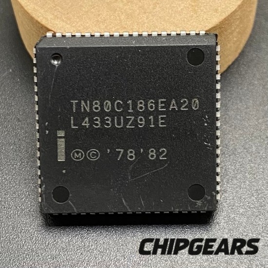 Intel TN80C186EA13 CPU PLCC68 13MHz 186 Processor 16Bit Enhanced 80186 186EA20