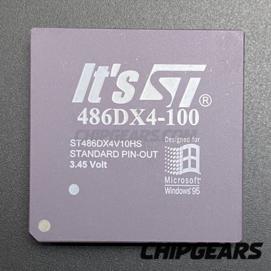 ST486DX4-100 CPU ST486DX4V10HS 100MHz 3.45v PGA168 32bit ST 80486 Processor