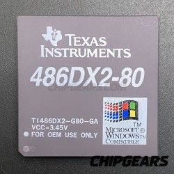 Texas Instruments TI486DX2-G80-GA CPU 80MHz PGA168 32bit x86 80486 Processor